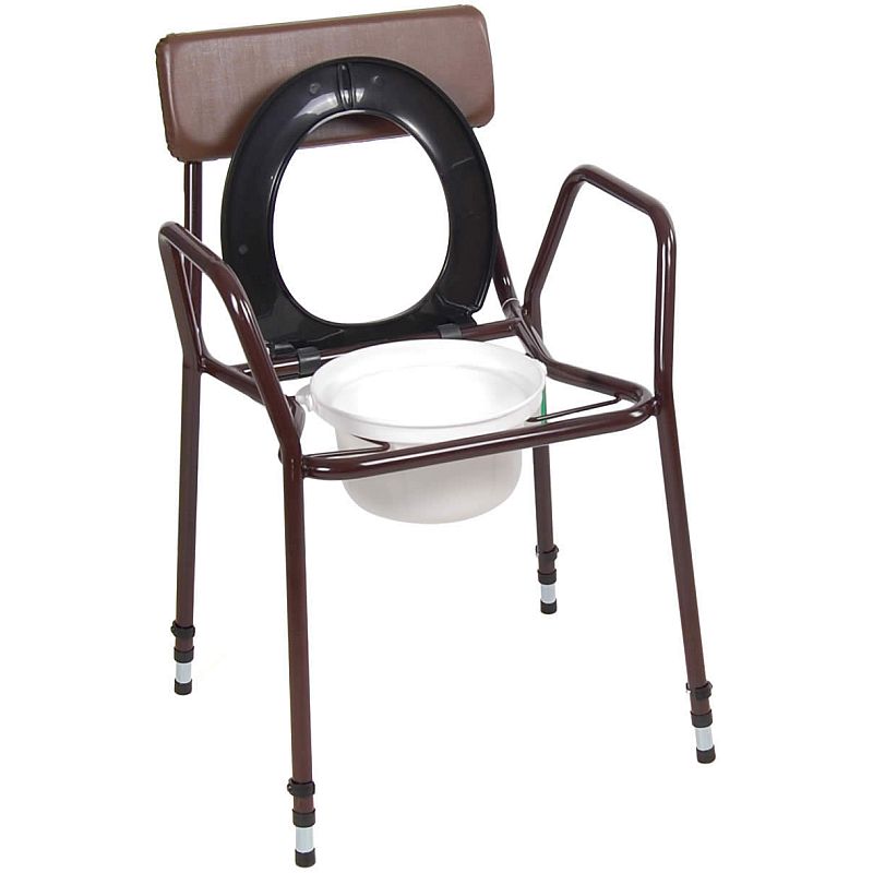 Glideabout Mobile Adjustable Commode Chair | Hospital Beds